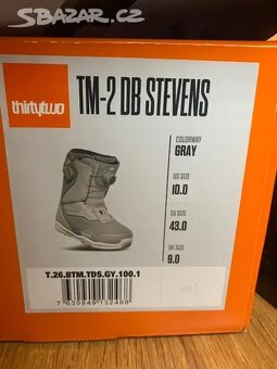 ThirtyTwo TM-2 Double Boa - Boty na snowboard vel. 43 - 6