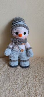 Háčkovaný sněhulák - 6