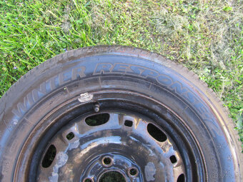ZIMNÍ PLECH. KOLA ŠKODA 14" - 5x100 - 165/70/R14 + POKLICE - 6