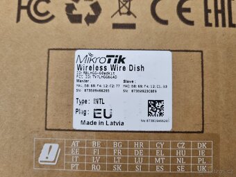 MikroTik RouterBOARD Wireless Wire Dish, kompletní spoj - 6