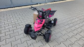 Dětská dvoutaktní čtyřkolka ATV Repti Nitro 49ccm růžová - 6