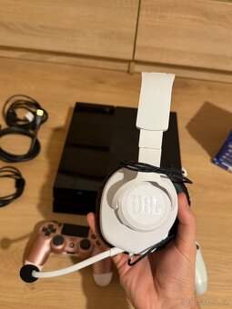 PS4 FAT 500GB , 2x ovládač , hry , PS4 kamera a slúchadlá - 6