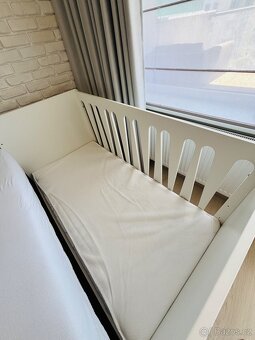 Dětská bílá postel 75x140 cm - 6