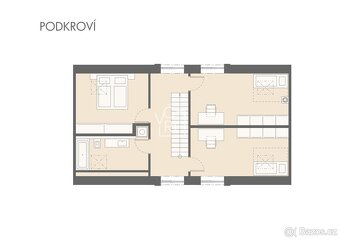 Novostavba řadového rodinného domu B2 4+kk s garáží v obci C - 6
