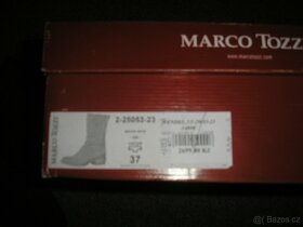 Kožené kozačky zn.Marco Tozzi vel.37 - 6