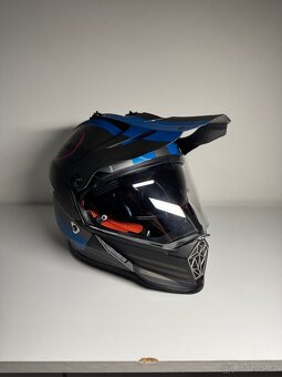 Motocyklová přilba LS2 MX436 Pioneer Quarterback – vel. L - 6