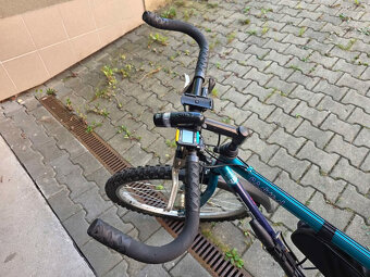 Pánské kolo Trekking Fox Canyon - modro zelené - 6