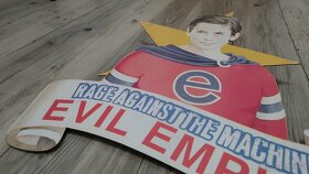 Starý HUDEBNÍ Reklamní Plakát,RATM-Evil Empire,ORIGINAL - 6