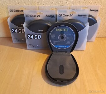 Pevné pouzdro na CD / DVD HAMA pro 24 CD nové, nepoužité - 6
