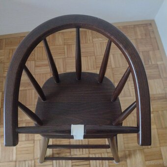 Dřevěná dětská vysoká židlička Zn. Bernkop - 6