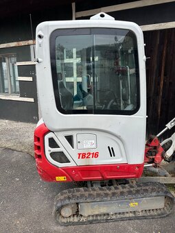 Prodám minirypadlo Takeuchi TB216 A - 6