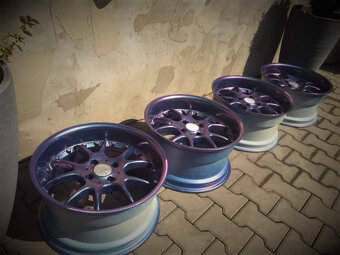 👉 Alu disky Keskin 17" 4x108 – měňavka - TOP stav - 6