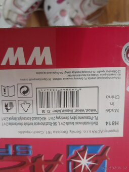 Dívčí roztahovací brusle 33-36. - 6