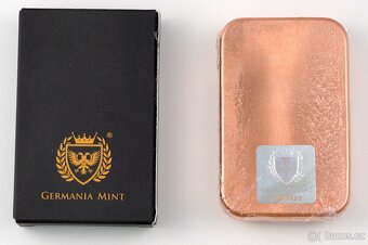 Germania Mint měděný slitek 10oz / 5oz - 6