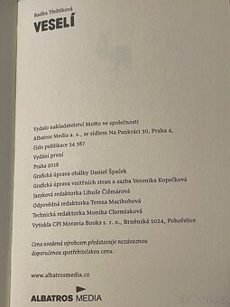 Třeštíková, Radka - Veselí (2018) - 6