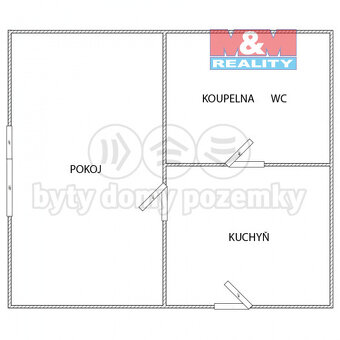 Pronájem bytu 1+1, 23 m², Kutná Hora, ul. Žižkova brána - 6