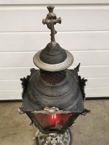 Stará církevní lampa, lucerna - 6