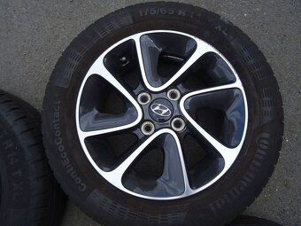 Alu disky origo Hyundai, 14", 4x100,ET 47, letní sada - 6