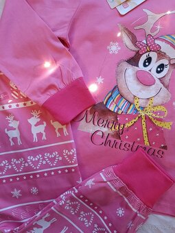 Vánoční dívčí pyžamo - 6