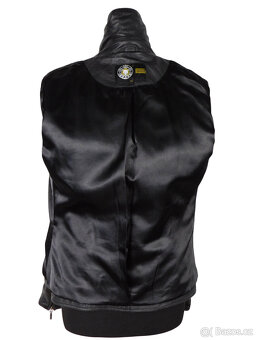 Kožená dámská černá bunda KARA vel. M - 6