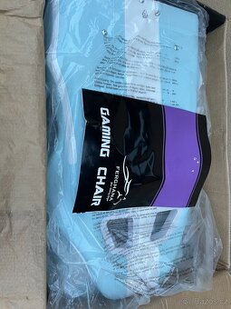 Ferghana Herní Křeslo Světle Modré - 6