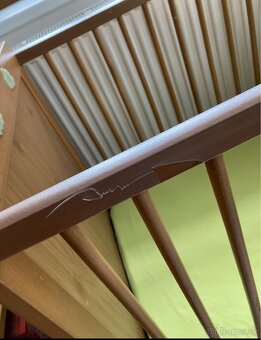 Dětská postýlka s úložným prostorem včetně matrace - 6