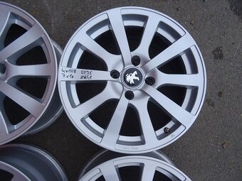 Alu disky na Peugeot, 16", 4x108, ET 25, šíře 7J - 6