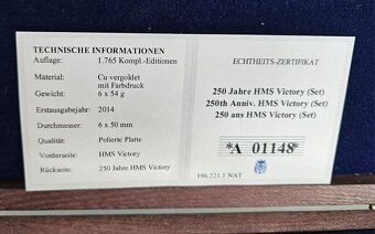Kolekce 250 let HMS Victory - krásný vánoční dárek - 6
