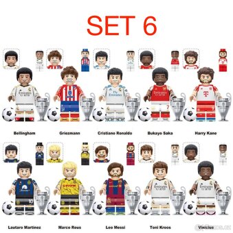 Figúrky futbal + basketbal 2 (8 a 10ks) typ lego - nové - 6