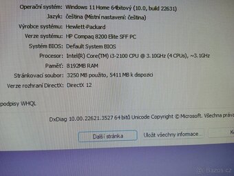 HP Compaq 8200 Intel i3 3.10Ghz 8GBRAM 2GBVRAM - 6