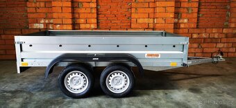 Sklopný přívěsný vozík 2x 750 kg - 263x129x40 cm - 6
