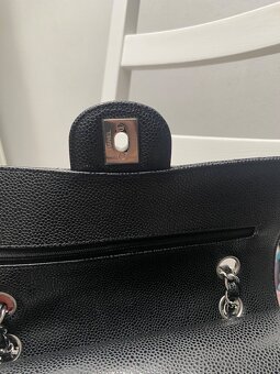 Chanel classic flap kabelka černá, caviar leather - 6