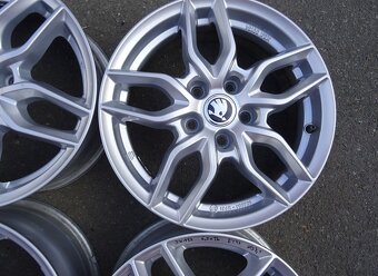 Alu disky na Škoda, 16", 5x112, ET 46, šíře 6,5J - 6