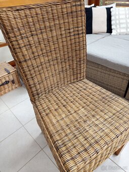 Ratanové židle 4 ks - 6