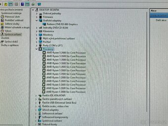 Výkonný herní PC – Ryzen 5 2600, RX 480, 16GB RAM, SSD, Win - 6