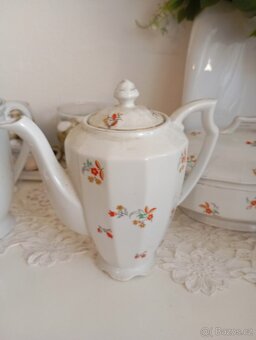 Retro porcelánová sada Czechoslovakia - 6
