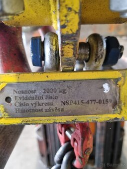 Jeřábová traverza 2000 kg - 6