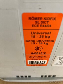 Autosedačka Britax Römer Kidfix SL Sict - 6