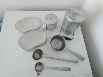 Hliníkové, staré, nádobí - 6