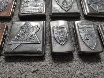 postříbřené tabatěrky NSDAP,Wehrmacht a další - 6
