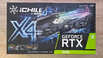 INNO3D GEFORCE RTX 3090 ICHILL X4 24GB - top stav, záruka - 6