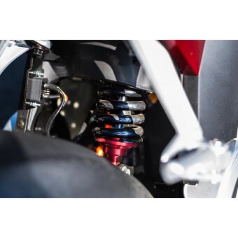 Elektrická motorka Leramotors Lancaster 3000W, červená - 6