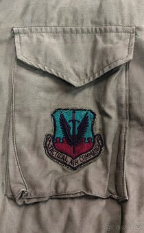 Bunda M65 použitá s nášivkami, vel.M/R - 6