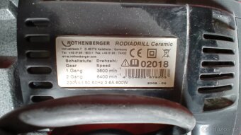 Vrtačka ROTHENBERGER RODIADRILL Ceramic - 6