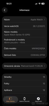 Apple Watch 10 46mm - GPS (V ZÁRUCE DO 11.9.2026) - 6