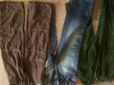 5 kalhot, jedny zateplené, vel.152-158 - 6