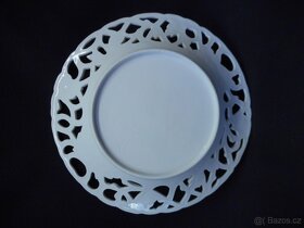 PROLAMOVANÝ VELKÝ TALÍŘ MÍSA FISCHER MIEG BŘEZOVÁ ROK 1853+ - 6