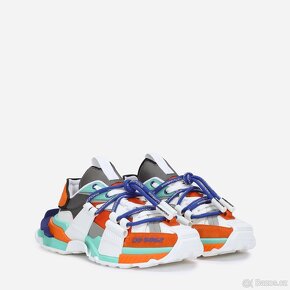 Dolce & Gabbana Multicolor Panelled Space Sneakers Shoes - 6