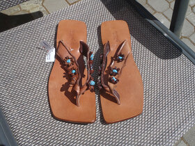 Prodám dámské kožené sandály - 6