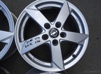 Alu disky na Opel, 16", 5x105, ET 39, šířka 6,5J - 6